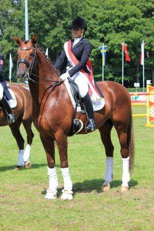 Gewinner internationaler Junge Reiter S-Dressuren u.a. in Roosendaal/NED, oder Saumur/FRA